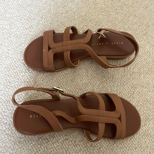 Kelly & Katie Tan Strappy Sandals